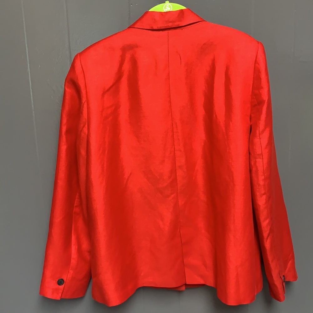 Zara Basic Red Blazer - image 6
